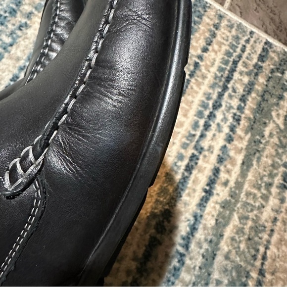 ECCO VEGETABLE TANNED MEN\'S LOAFERS BLACK LEATHER - Size 9/9.5 EUR 43 main image 8